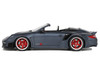 Porsche 911 LB-Works Alpha 9 Gray with Black Hood 1/18 Model Car GT Spirit GT463