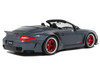 Porsche 911 LB-Works Alpha 9 Gray with Black Hood 1/18 Model Car GT Spirit GT463