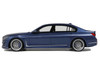 2022 BMW Alpina B7 Blue Metallic 1/18 Model Car GT Spirit GT465