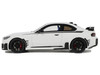 BMW M2 M White with Black Stripes 1/18 Model Car GT Spirit GT476