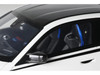 BMW M2 M White with Black Stripes 1/18 Model Car GT Spirit GT476