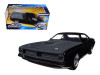 Letty's Plymouth Barracuda Matt Black "Fast & Furious 7" Movie 1/24 Diecast Model Car Jada 97195