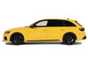 2024 Audi RS 4 25th Anniversary Yellow 1/18 Model Car GT Spirit GT935