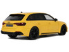 2024 Audi RS 4 25th Anniversary Yellow 1/18 Model Car GT Spirit GT935