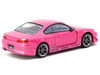 Nissan Silvia S15 Vertex RHD Right Hand Drive Pink Metallic Global64 Series 1/64 Diecast Model Tarmac Works T64G-023-PI
