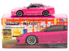 Nissan Silvia S15 Vertex RHD Right Hand Drive Pink Metallic Global64 Series 1/64 Diecast Model Tarmac Works T64G-023-PI