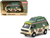 Volkswagen T3 Van Hello Kitty Camping Green and Beige with Graphics Collab64 Series 1/64 Diecast Model Car Schuco & Tarmac Works T64S-001-HK