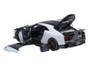 Nissan GT R50 By ItalDesign Black and White Metallic 1/18 Model Car Autoart AA77511