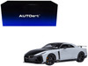 Nissan GT R50 By ItalDesign Black and White Metallic 1/18 Model Car Autoart AA77511