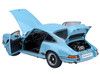 Porsche 911 Carrera 2 7 RS Gulf Blue with Black Stripes and Wheels 1/18 Model Car Autoart 78032
