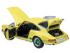 Porsche 911 Carrera 2 7 RS Light Yellow with Green Stripes and Wheels 1/18 Model Car Autoart 78033