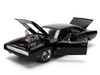 1970 Dodge Charger R T Black Furious 7 2015 Movie Fast & Furious Series 1/24 Diecast Model Car Jada 35423