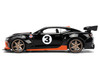 2016 Chevrolet Camaro #3 Gulf Oil Black with Orange Stripe Wide Body Series 1/24 Diecast Model Car Jada 36344