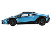 Lamborghini Huracan Sterrato Blu Aegir Blue Metallic with Black Top Limited Edition 1/64 Diecast Model Car Mini GT MGT00807
