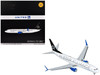 Boeing 737 800 Commercial Aircraft with Flaps Down United Airlines Star Alliance N76516 White with Black Tail Gemini 200 Series 1/200 Diecast Model Airplane GeminiJets G2UAL1378F