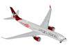Airbus A330 900 Commercial Aircraft Virgin Atlantic G VSRB Gray with Red Tail Gemini 200 Series 1/200 Diecast Model Airplane GeminiJets G2VIR1373