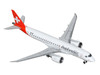 Embraer E190 E2 Commercial Aircraft Helvetic Airways HB AZC White with Red Tail 1/400 Diecast Model Airplane GeminiJets GJ2323