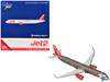 Airbus A321neo Commercial Aircraft Jet2 G SUNO Gray Metallic with Red Tail 1/400 Diecast Model Airplane GeminiJets GJ2331
