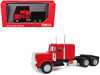 Peterbilt Long Tractor Red 1/87 (HO) Plastic Model Car Promotex 025285R