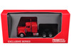 Peterbilt Long Tractor Red 1/87 (HO) Plastic Model Car Promotex 025285R