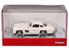 Mercedes Benz 300 SL Gullwing White with Red Interior 1/87 (HO) Plastic Model Car Promotex 421089W