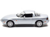 1991 Mazda MX5 Convertible Silver Metallic 1/18 Diecast Model Car Norev 188023