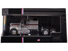 1980 GMC General Truck Tractor Silver Metallic with Black and Red Stripes 1/64 Diecast Model IXO Models U64TR004