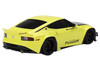 Nissan Z RZ34 Pandem Ikazuchi Yellow with Matt Black Hood 1/18 Model Car Top Speed TS0529