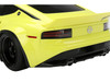 Nissan Z RZ34 Pandem Ikazuchi Yellow with Matt Black Hood 1/18 Model Car Top Speed TS0529