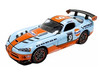 2008 Dodge Viper SRT10 #9 Gulf Oil Light Blue and Orange Limited Edition to 2496 pieces Worldwide 1/64 Diecast Model Car Johnny Lightning JLCP7480