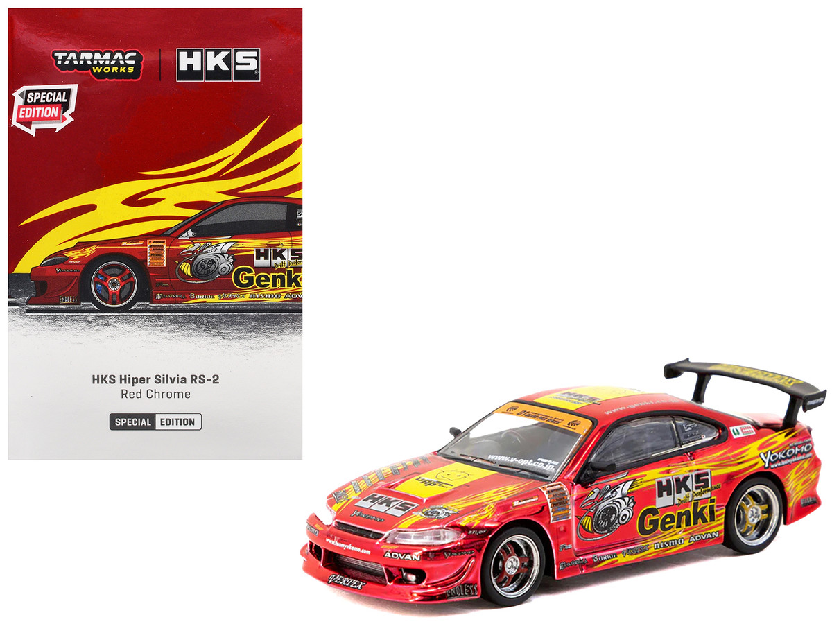 HKS Hiper Silvia RS-2 Chrome Red *Special Edition* (ミニカー