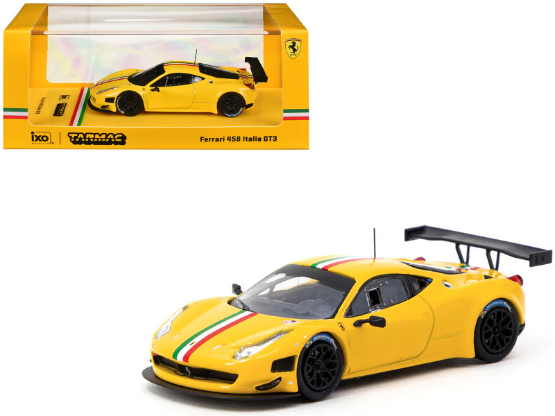 Ferrari 458 Italia GT3 White with Gold Wheels Road64 Series 1/64