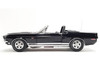 1968 Shelby GT500 KR Convertible Black with White Stripes Limited Edition to 480 pieces Worldwide 1/18 Diecast Model Car ACME A1801875