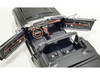 1968 Shelby GT500 KR Convertible Black with White Stripes Limited Edition to 480 pieces Worldwide 1/18 Diecast Model Car ACME A1801875