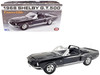 1968 Shelby GT500 KR Convertible Black with White Stripes Limited Edition to 480 pieces Worldwide 1/18 Diecast Model Car ACME A1801875
