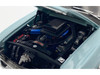 1969 Ford Mustang Mach 1 428 Cobra Jet Aztec Aqua Blue with Black Hood Limited Edition to 400 pieces Worldwide 1/18 Diecast Model Car ACME A1801885
