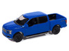 2020 Ford F 150 FX4 Black Appearance Package Pickup Truck Velocity Blue Muscle Trucks Series 1/64 Diecast Model Car Auto World 64502-AWSP188B