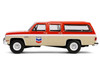 1988 GMC Suburban Sierra Classic C10 Chevron Orange and Beige with White Stripes Chevron Special Edition Series 1 1/64 Diecast Model Car Greenlight 41175D