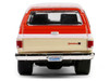 1988 GMC Suburban Sierra Classic C10 Chevron Orange and Beige with White Stripes Chevron Special Edition Series 1 1/64 Diecast Model Car Greenlight 41175D