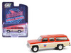 1988 GMC Suburban Sierra Classic C10 Chevron Orange and Beige with White Stripes Chevron Special Edition Series 1 1/64 Diecast Model Car Greenlight 41175D
