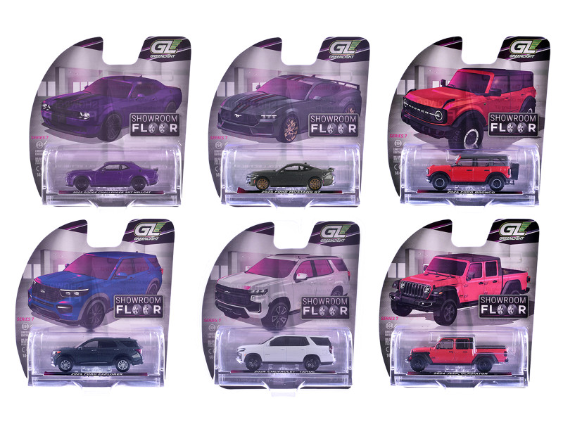 California Lowriders Series 7 Set of 6 pieces 1/64 Diecast Model