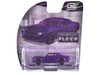 2023 Dodge Challenger SRT Hellcat Plum Crazy Metallic with Black Stripes Showroom Floor Series 7 1/64 Diecast Model Car Greenlight 68070A