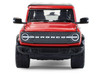 2024 Ford Bronco Badlands 4 Door Hot Pepper Red with Gray Top Showroom Floor Series 7 1/64 Diecast Model Car Greenlight 68070C