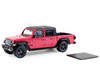 2024 Jeep Gladiator Pickup Truck Tuscadero Pink with Black Top "Showroom Floor Series 7 1/64 Diecast Model Car Greenlight 68070F