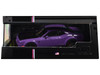 2018 Dodge Challenger SRT Demon Plum Crazy Metallic with Matt Black Hood 1/43 Diecast Model Car IXO Models IA43001