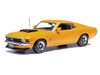1970 Ford Mustang Boss 429 Bright Yellow with Black Hood Scoop 1/43 Diecast Model Car IXO Models IA43002