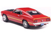 1969 Ford Mustang Mach 1 Calypso Coral Red with Black Hood and Yellow Stripes 1/43 Diecast Model Car IXO Models IA43003