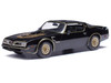 1977 Pontiac Trans Am Starlight Black with Hood Graphics 1/43 Diecast Model IXO Models IA43004