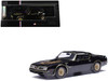 1977 Pontiac Trans Am Starlight Black with Hood Graphics 1/43 Diecast Model IXO Models IA43004