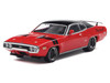 1971 Plymouth GTX Rally Red with Black Top and Stripes 1/43 Diecast Model IXO Models IA43005